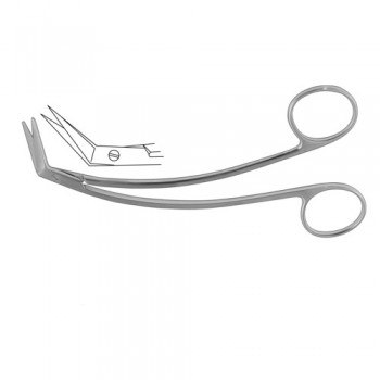 Favoloro Vascular Scissor Angled Stainless Steel, 15 cm - 6"